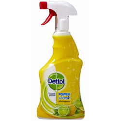 dettol surface cleanser lemon-lime spray 500ml.