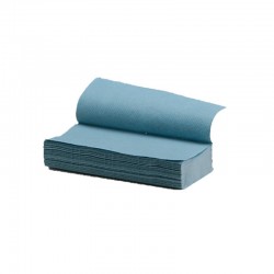 Χειροπετσέτα Μονόφυλλη Μπλέ V-Fold 25x19cm (4000 Φύλλα)